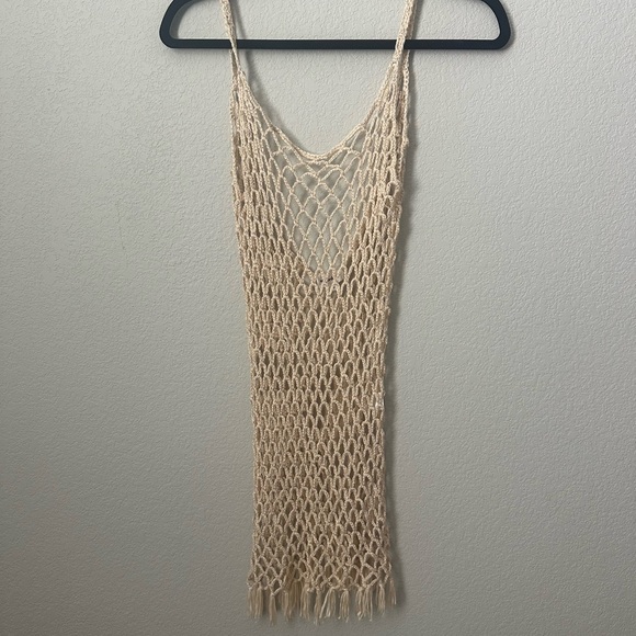 Superdown Alana Open Knit Dress in Toast - Size XS - Picture 5 of 6